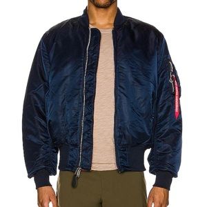 MA-1 Bomber Jacket in Navy Blue